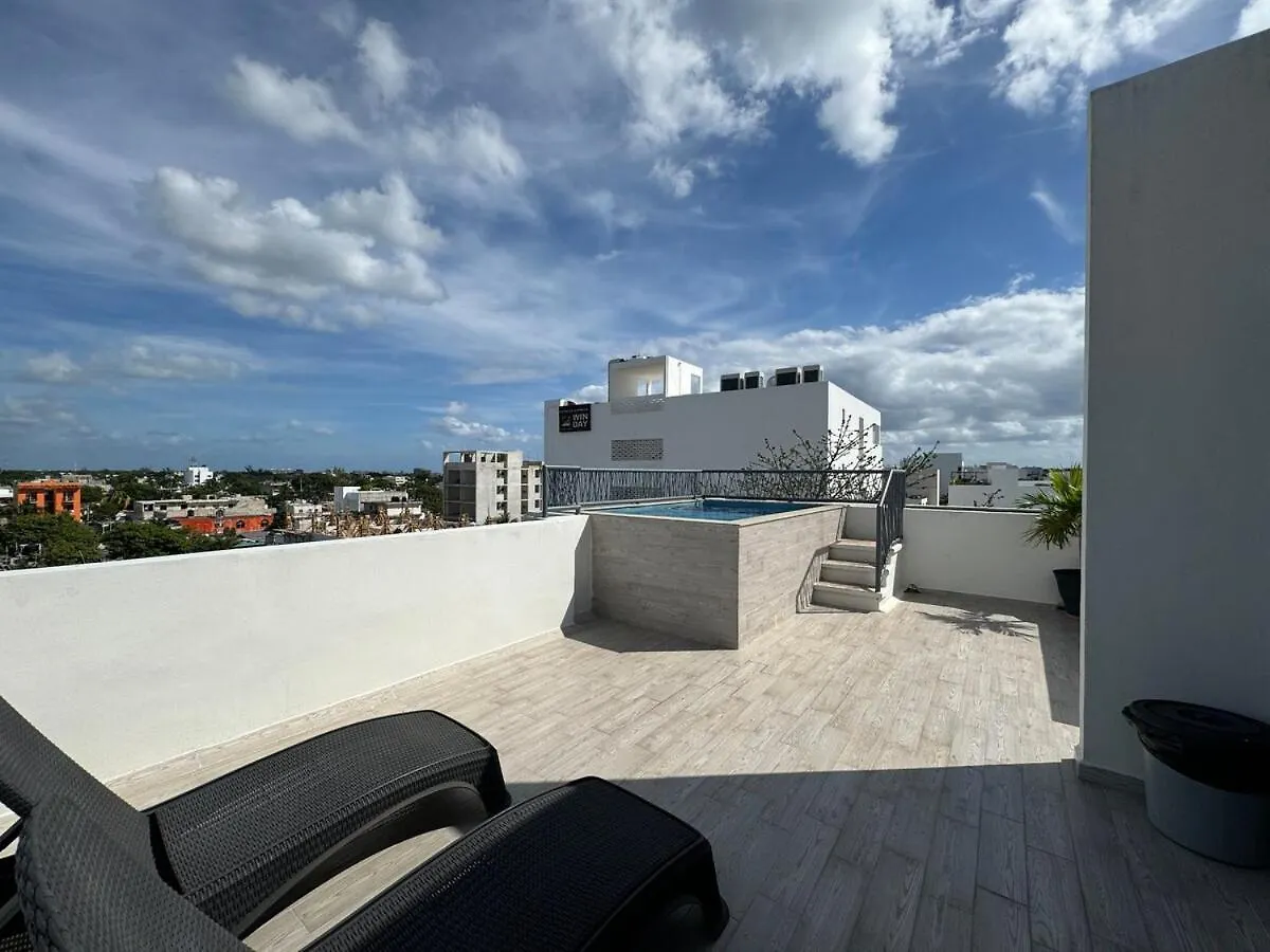 Apartment Ideal Area, Rooftop Plunge Pool, 4 Blocks From 5Th Playa del Carmen